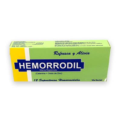 Hemorrodil Supositorios