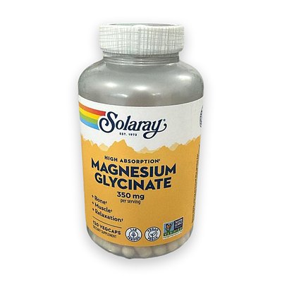 Solaray Glicinato de Magnesio 350 mg