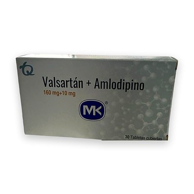 Valsartán + Amlodipino 160 mg / 10 mg MK